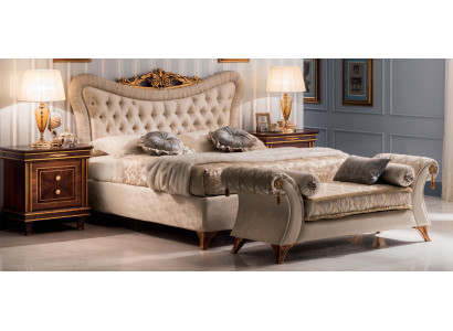 Łóżko Designerskie Meble Sypialnia Barokowy rokoko Art Nouveau Classic