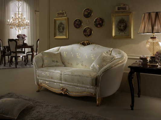 Classic 2 miejsce do siedzenia Couch Podkładka Sofa Siedziba Couches Włochy Design arredoclassic