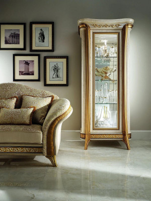 Szafa w stylu Empire Witryna Witryna Shegał Półka na książki