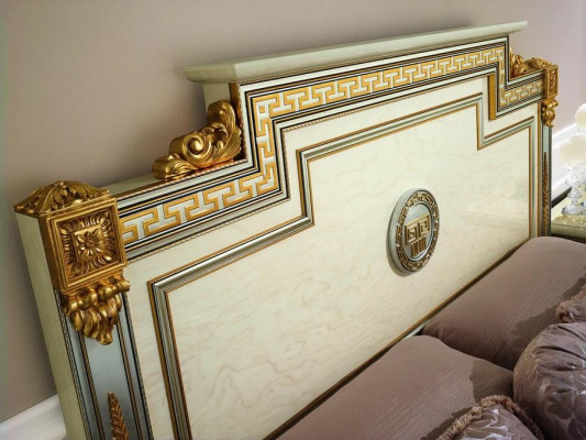 Luksusowa Sypialnia Łóżko Podkładka Design Luksusowe Dwuosobowe łóżko Hotelowe Kingsize Łóżko