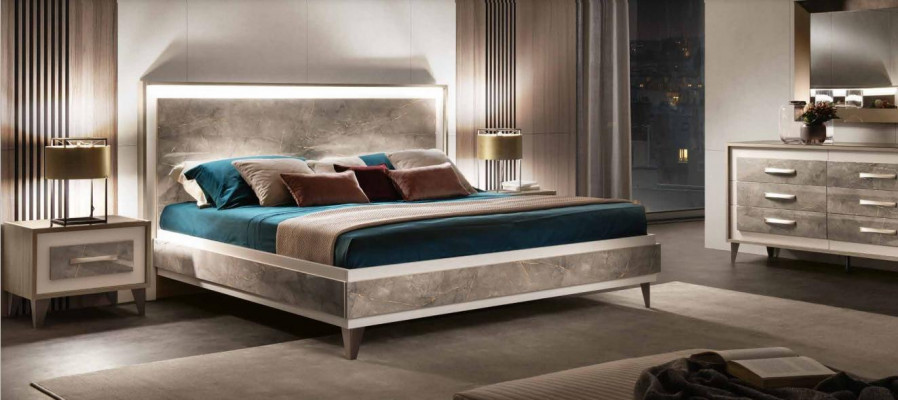 arredoclassic Włoski Sypialnia Meble Design Ustawić łóżko Stolik nocny