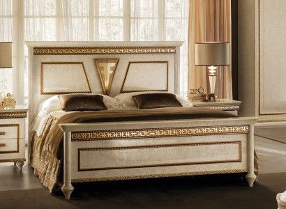 Łóżko Podkładka Design Luxury Double Hotel łóżko Drewno Sleep Pokój arredoclassic