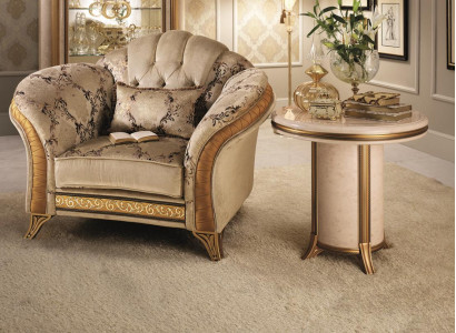 Stolik Tabela okrągły stolik kawowy królewski designerskie Meble Baroque