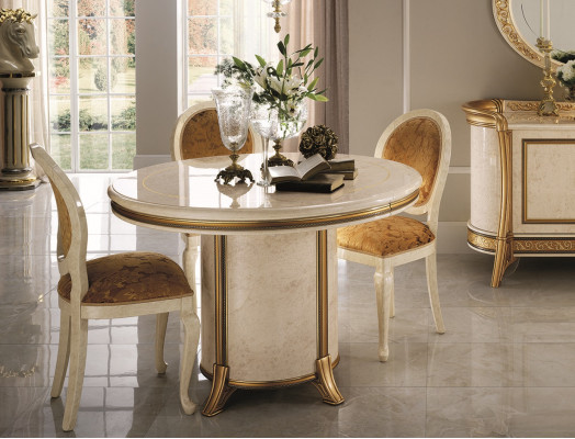 Okrągły Stół obiadowy Designer Stół obiadowy Design Tabela Drewno jadalnia stół do salonu Okrągłe