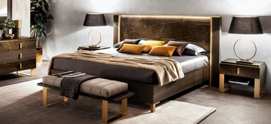 Łóżko Podkładka Classic Podwójne łóżko Drewno 180x200cm Hotel bed Sypialnia Nowość