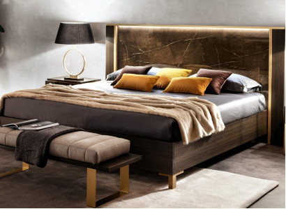 Łóżko Podkładka Classic Podwójne łóżko Drewno 180x200cm Hotel bed Sypialnia Nowość