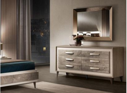 Komody Szafa Lustro Design Meble Meble Szafa 2-częściowe. Ustaw arredoclassic