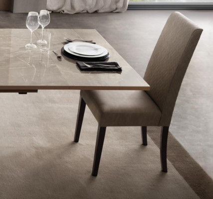 jadalnia Krzesło 1 miejsce siedzące Fotel Drewno Luxury Class Meble Design Nowy arredoclassic
