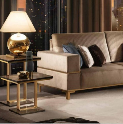 Elegancki designerski klasyczny stolik kawowy Stolik sofa do salonu nowość