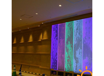 Panel Ścienny LED Ściana Wodna Ściana Wodna Nowoczesne Bąbelki Wodne Ściana Dekoracyjna