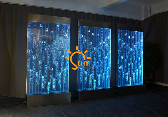Panel ścienny ściana działowa ściana wodna Ściana LED projekt ściany wodnej