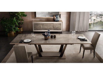Stół obiadowy Tabela jadalnia salon Ustaw Drewno Design stoły 200x102/294cm