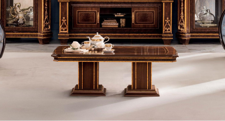 stolik kawowy Elegancki design sofa do salonu kanapa stoły barokowy rokoko