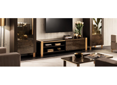 Designerski telewizor rtv Kredens Kredens Side Szafka niska Pokój Półka Luxury Living