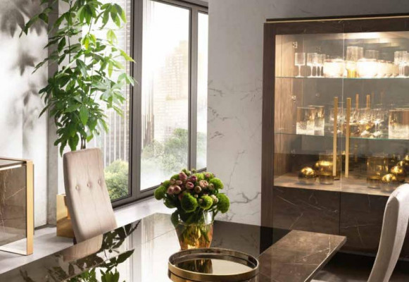 Klasyczna witryna do salonu Galota Szafa Półka Szafki