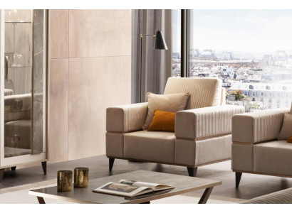 Fotel Relaks Skóra Lounge Club Podkładka Couch Luksusowa Sofa Meble arredoclassic