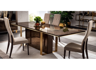 Designerski Stół obiadowy Design Tabela Drewno jadalnia stół do salonu Meble włoskie