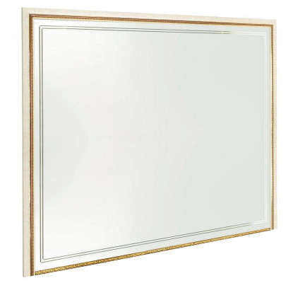 Lustro lustro ścienne designerskie deski podłogowe do salonu Drewno Design 270x215 arredoclassic
