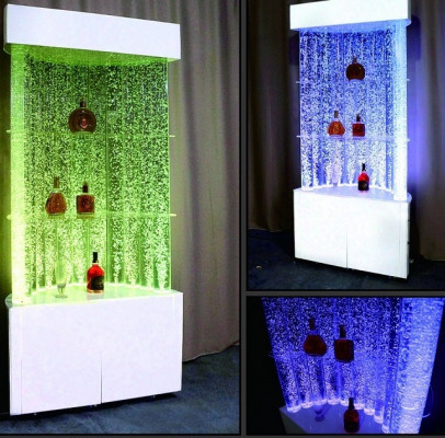 Led Water Ściana Bar Półka Obiekt Sklepowy Licznik Wodny Lokalny