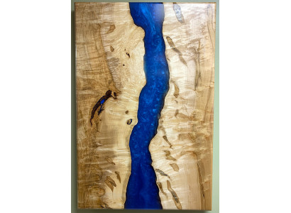 stoły Stół obiadowy Design Tabela Modern Sea Ocean River Meble 200x90 Żywica Epoksydowa