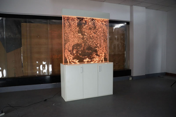 Przegroda Półka Szafa Ściana Wodna Dekoracyjna Kolumna Ścienna Ściana Wodna LED