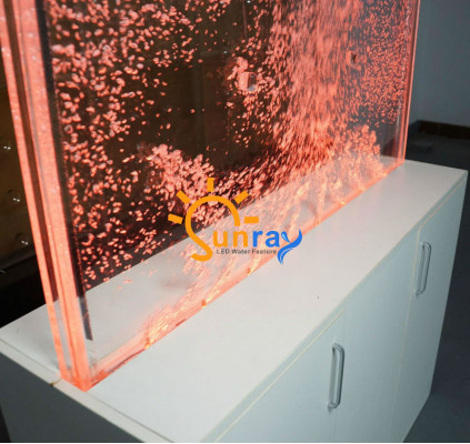 Przegroda Półka Szafa Ściana Wodna Dekoracyjna Kolumna Ścienna Ściana Wodna LED