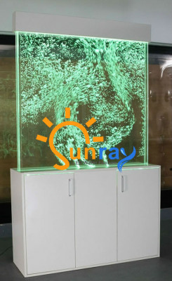 Przegroda Półka Szafa Ściana Wodna Dekoracyjna Kolumna Ścienna Ściana Wodna LED