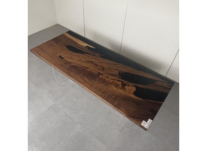 Stół obiadowy Stół rzeczny Black River Oryginalny stół rzeczny z drewna 221x91cm stoły
