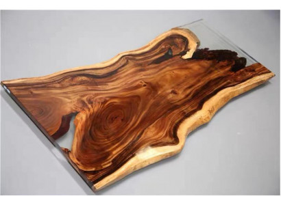 Żywica epoksydowa Stół obiadowy River Table Prawdziwe drewno Solidny stoły 200x90