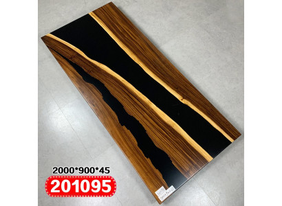 Tabela Stół obiadowy stoły Żywica epoksydowa Epoxy Real Drewno Massive Design