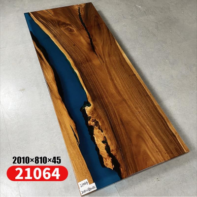 Rzeka stoły Stół obiadowy Design Tabela Moderne Sea Meble 201x81 Epoksyd