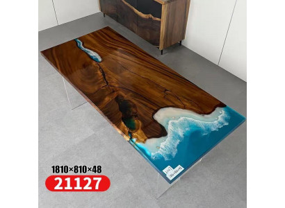 Stół obiadowy Stół rzeczny Prawdziwy drewniany stół rzeczny 181x81cm Solidne stoły