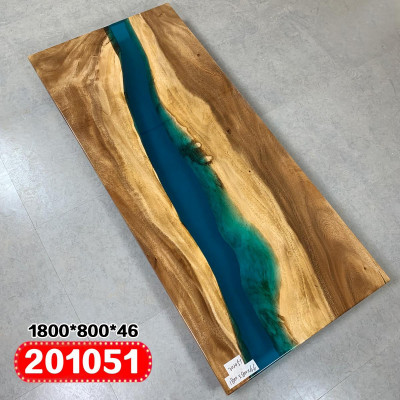 Nowoczesne stoły Stół obiadowy Design Tabela Żywica Sea River Meble 180x80