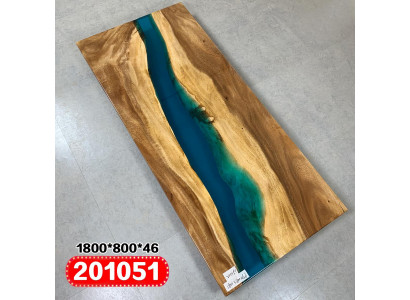 Nowoczesne stoły Stół obiadowy Design Tabela Żywica Sea River Meble 180x80