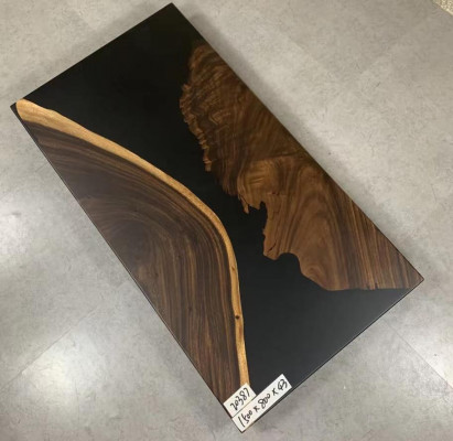 Luksusowy Stół Rzeczny Żywica epoksydowa Stół obiadowy Solidny stoły 150x80 cm Oryginał