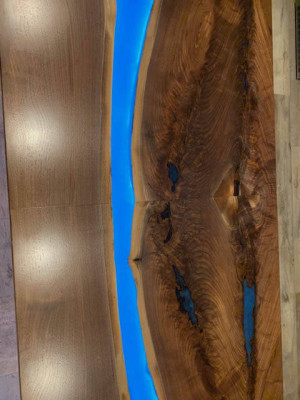 Blat kuchenny Żywica epoksydowa Epoxy River Real Wykonane na miarę New 1sqm