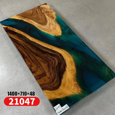 Tabela Stół obiadowy stoły Żywica epoksydowa Massive Design Meble 140x71 Oryginalna