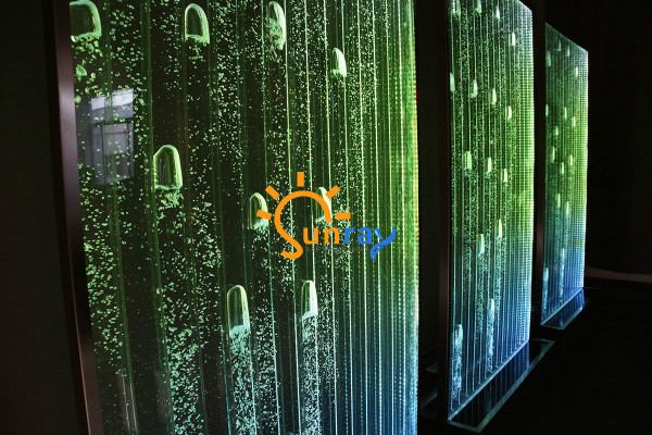 Panel ścienny na bańki wodne LED Nowa designerska ściana wodna Ściana Podświetlana