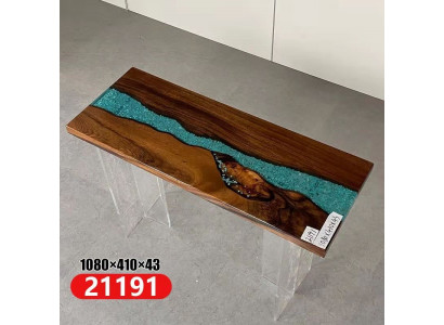 Stół konsolowy Design Stolik Kredens stolik kawowy Ręcznie wykonany z żywicy epoksydowej