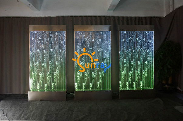Panel ścienny na bańki wodne LED Nowa designerska ściana wodna Ściana Podświetlana
