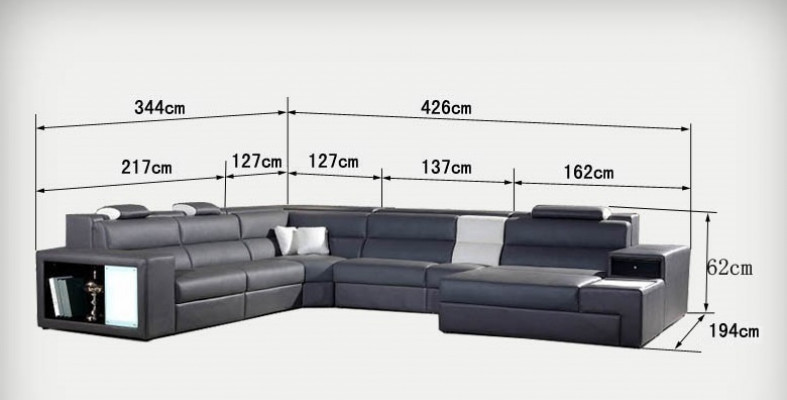 Design Skóra Podkładka Narożnik Skóra Siedziba Sofa USB Podkładka Narożnik Living Landscape Pokój