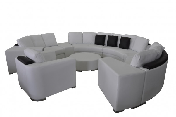 Okrągły Narożnik Sofa Kanapa Podkładka XXL Duża Okrągły Kanapa Żywy krajobraz Fotel Puff