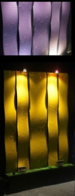 Panel ścienny led ściana wodna ściany wodne ściana wodna Ściana 120x200cm