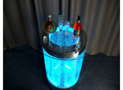 Led Bar Tabela Woda Ściana Lada Barowa Półka Meble Podświetlany stolik kawowy