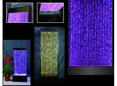 Przegroda Półka Szafa ściana wodna słup Ściana Waterwall LED 120x200