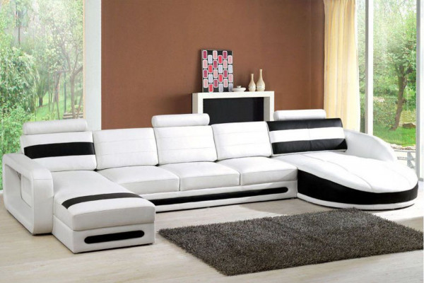 Żywy krajobraz Sofa z USB Narożnik kanapa Narożnik Podkładka Ustawić Narożnik Narożnik Sofy XXL