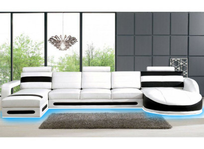 Żywy krajobraz Sofa narożna Podkładka Ustawić Narożnik Narożnik Sofy XXL Narożnikowa kanapa z USB