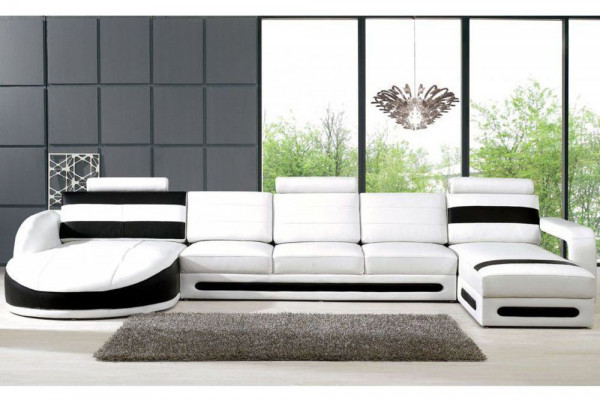 Żywy krajobraz Sofa narożna Podkładka Ustawić Narożnik Narożnik Sofy XXL Narożnikowa kanapa z USB