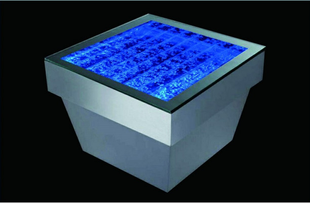 Design Stolik kawowy Kolumny wodne Kolumna wodna Sofa LED Dekoracyjna podświetlana