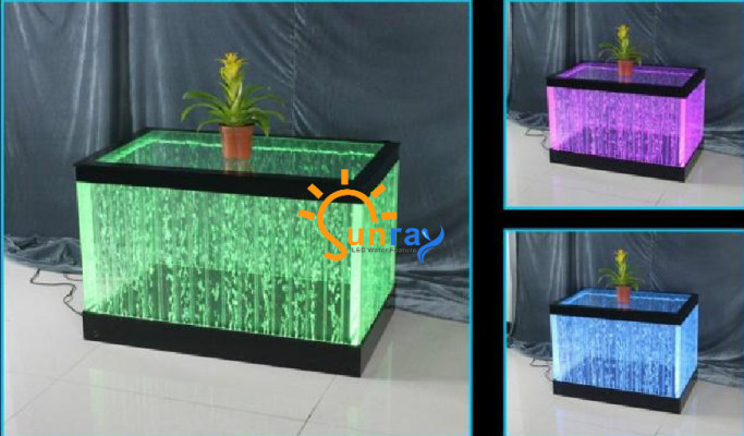 Design Stolik kawowy Kolumny wodne Kolumna wodna Sofa stoły LED